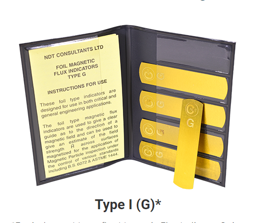 NDT แลมเนตฟลัคซ์สเตอปแบบ G Burmah-Castrol 5 สเตอปสําหรับอุปกรณ์ติดตั้งการตรวจพบความบกพร่องของอนุภาคแม่เหล็ก 1
