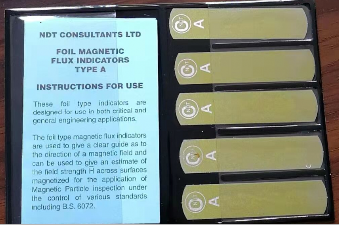 NDT แลมเนตฟลัคซ์สเตอปแบบ G Burmah-Castrol 5 สเตอปสําหรับอุปกรณ์ติดตั้งการตรวจพบความบกพร่องของอนุภาคแม่เหล็ก 2