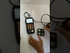 เครื่องวัดความหนาของผนังด้วยคลื่นอัลตราโซนิก LCD 128x64 พร้อมไฟแบ็คไลท์ LED