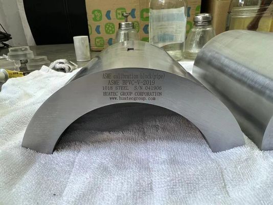 ASME BPVC-V-2015 บล็อกสอบเทียบอัลตราโซนิกสำหรับท่อสำหรับการตรวจสอบแบบไม่ทำลาย