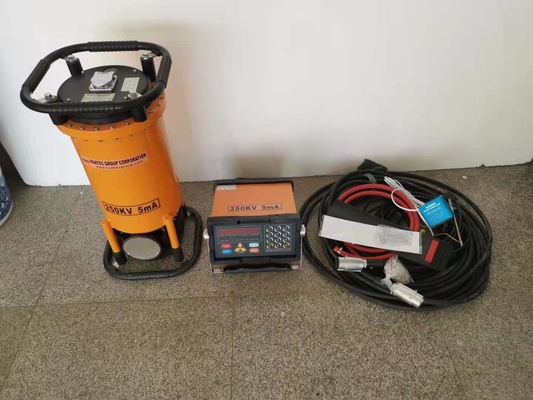 XXG-2505B แบตเตอรี่ลิเดียม เครื่องตรวจสอบความบกพร่องในท่อ X-ray เซรามิค ด้วยระยะ 250KV