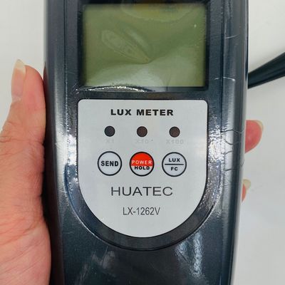 HLX-262 เครื่องวัดความสว่างหลายฟังก์ชัน Dual Lux/FC Unit Conversion PC Data Transmission Laboratory Architectural Illumination Detector เครื่องวัดแสงสถาปัตยกรรม