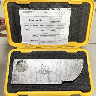 บล็อกการปรับระดับ CS NDT IIW V1 สําหรับการทดสอบที่ไม่ทําลาย