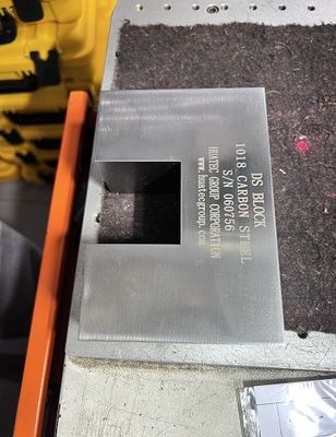DS Standard Ultrasonic Calibration Block ข้อกำหนด AWS ตัวอย่างการทดสอบการสอบเทียบโพรบตามยาว