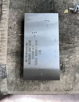 เหล็กกล้าคาร์บอน RC Resolution Comparison Ultrasonic Calibration Block Standard AWS D1.1/D1.1M-2015