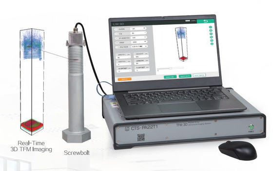 HPA-22T1 64 ช่อง Full Parallel Phased Array TFM Real-Time 3D Ultrasonic Imaging System ด้วยความช้า 0-40 Μs และ P 2.5ns