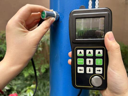 TG-5100D Real Time A Scan และ B Scan ผ่านเครื่องวัดความหนา Ultrasonic