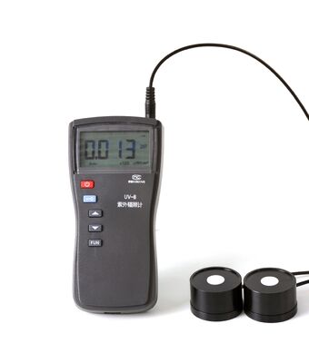 ยูวี-บี พกพา ยูวีประกายเมตร 254nm & 297nm Dual Probe 0.1~200000μW/cm2 ยูวีเรดิโอเมตร