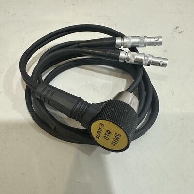 ประสิทธิภาพสูง N05 90 องศา Ultrasonic Probe 5MHz 10 มม.เปลี่ยน Transducer สำหรับเครื่องวัดความหนา