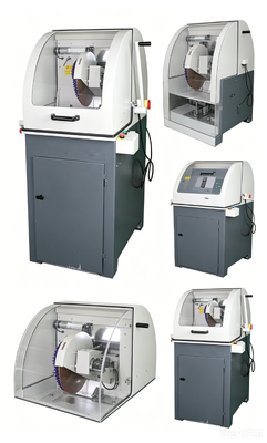 HC-350A ขนาดใหญ่แนวตั้งเครื่องตัด Metallographic บดล้อห้องปฏิบัติการโลหะอโลหะเครื่องตัดตัวอย่าง
