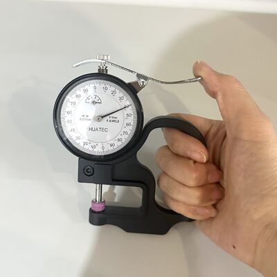 QHG1030 Standard type Micro Dial Thickness Gauge 0-1mm 0.001mm Graduation 30mm Depth Ceramic Mandrel Anvil Thickness Tester