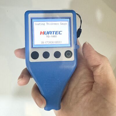 TG-1660 เครื่องวัดความหนาของเคลือบแบบดิจิตอลแบบพกพา F&N Probe Two Points Calibration Electroplating Spraying Film เครื่องวัดความหนาของฟิล์ม
