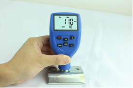 TG-1620 อัตโนมัติ Substrate Recognition Coating Thickness Gauge ติดต่อต่อเนื่อง Single Measurement Backlight LCD เครื่องตรวจจับการฉีด
