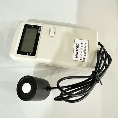 UV-200 เครื่องตรวจสอบความเข้มข้น UV ความแม่นยําสูง ± 5% ความแม่นยํา เครื่องตรวจจับการเรืองแสงแสง UV