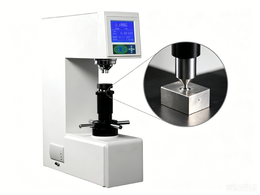 เครื่องทดสอบความแข็งของโลหะ HR-150D Digital Rockwell Hardness Tester การบรรทุกอัตโนมัติ HRA HRB HRC เครื่องทดสอบความแข็งของโลหะหลายขนาด
