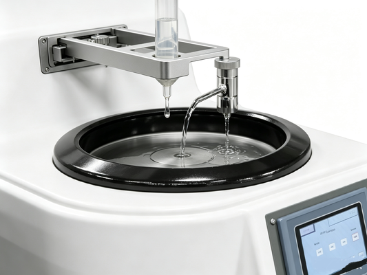 HPA-1SE เครื่องเลืองโลหะแบบเลืองแผ่นเดียว เครื่องเลืองโลหะ 1KW มอเตอร์ 5-1500RPM เครื่องเลืองตัวอย่างโลหะด้วยจอสัมผัส