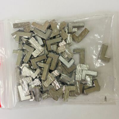X-Ray Lead Letter จาก A ถึง Z Flat Face NDT อุปกรณ์เสริมเครื่องตรวจจับข้อบกพร่อง X-Ray อุตสาหกรรม