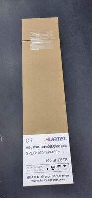 HUATEC D7 ฟิล์มเอ็กซ์เรย์อุตสาหกรรม 100มม.X480มม. 100แผ่นต่อถุง