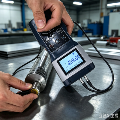High Precision 0.001mm Resolution Ultrasonic Thickness Gauge with Thru-Paint Measurement