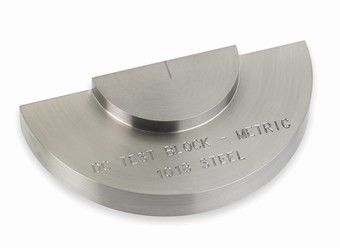 ASTM E164 บล็อกการสอบเทียบระยะทาง DC บล็อกการทดสอบการสอบเทียบระยะทางของตัวแปลงสัญญาณอัลตราโซนิกคลื่นเฉือนมาตรฐาน AWS