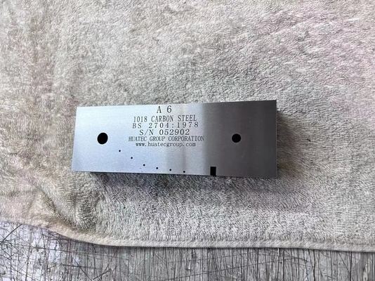 1018 Steel A6 Ultrasonic Test Block สำหรับการทดสอบการปรับเทียบด้วยคลื่นเสียง