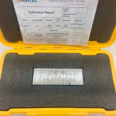1018 Steel A6 Ultrasonic Test Block สำหรับการทดสอบการปรับเทียบด้วยคลื่นเสียง