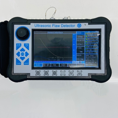 ฟังก์ชันการปรับระดับอัตโนมัติ เครื่องตรวจสอบความผิดพลาดด้วยเสียงฉีด ultrasonic Portable SD Card Touch Screen
