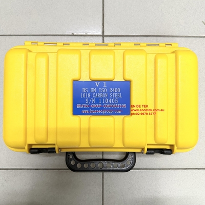 IIW V-1 CS SS AL วัสดุ UT บล็อกการปรับระดับ NDT เครื่องมือ