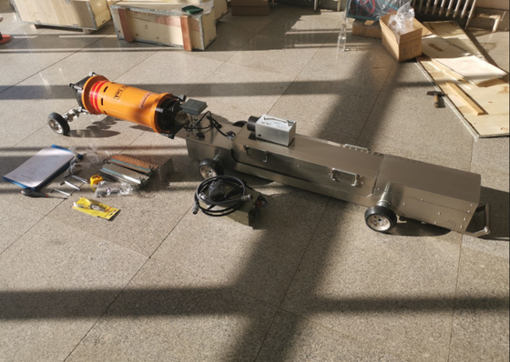 HUATEC X Ray Pipe Crawler Machine กว้างท่อตรวจจับระยะ Dia 400-1100mm