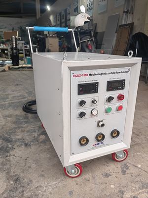HCDX-1500 อุตสาหกรรม MPI Magnetizing & Demagnetizing อุปกรณ์ 0-1500A ต่อเนื่องปรับ Current Quick Connector Probe แม่เหล็กอุปกรณ์ตรวจสอบ