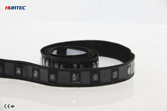 NDT X Ray Industrial Marker Ruler Lead Letter Tape เทปแบบการทดสอบที่ไม่ทําลาย