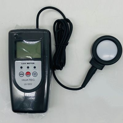 HLX-262 เครื่องวัดความสว่างหลายฟังก์ชัน Dual Lux/FC Unit Conversion PC Data Transmission Laboratory Architectural Illumination Detector เครื่องวัดแสงสถาปัตยกรรม