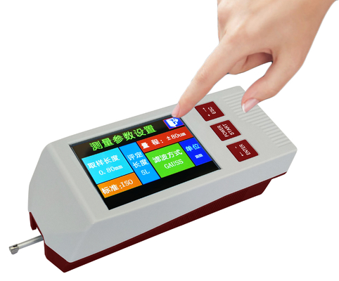 22 ปริมาตร TFT touch screen พกพาเครื่องทดสอบความหยาบคาย