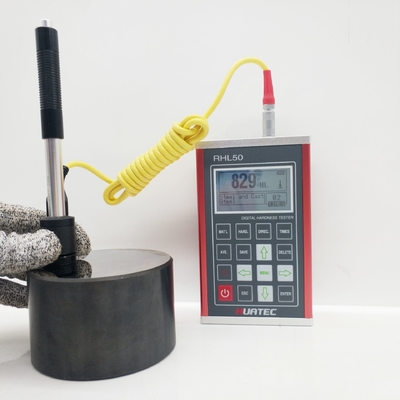 ความแม่นยําสูง RHL50 LCD Display Portable Leeb Hardness Tester ด้วยความแม่นยํา ± 6HLD และรัศมี Rmin 50mm Min