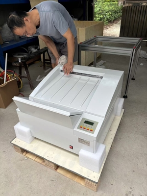 พัฒนาการหนัง HDL-P17A NDT ที่หลากหลาย สําหรับการพัฒนากระบวนการระบายน้ํา ความเร็วชิปแห้งที่ล้างเงาคงที่ 100-33 มม/นาที