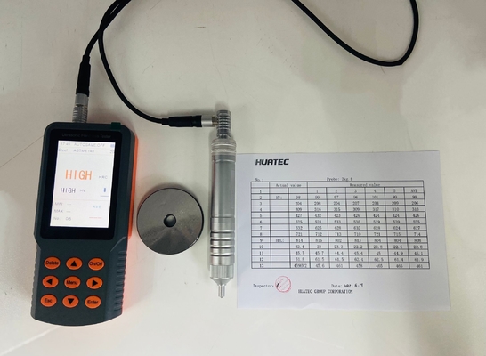 เครื่องทดสอบความแข็ง Ultrasonic พกพา อุปกรณ์ NDT การวัดความแม่นยําสูง