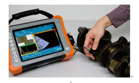 เครื่องตรวจจับข้อบกพร่องอัลตราโซนิกแบบสแกน TOFD อาร์เรย์เฟส 32 128PR แบบพกพา HPA-620