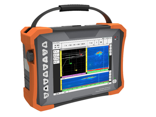 เครื่องตรวจสอบความบกพร่องด้วยเสียงฉีด Ultrasonic TFM Phased Array 32/128 Emission/Receive TOFD And Phased Array C Scan TFM Image