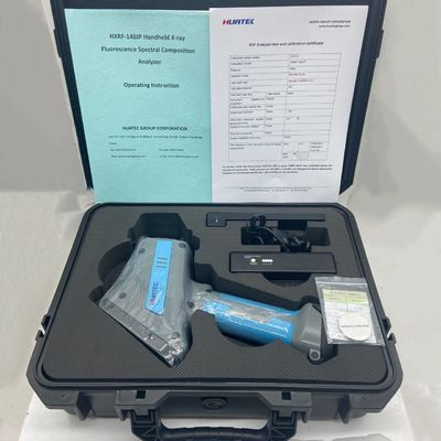 เครื่องวัดสเปกโตรมิเตอร์ฟลูออเรสเซนซ์รังสีเอกซ์ HXRF-140JP โหมดอ่านค่าโดยตรงและการตรวจวัดองค์ประกอบ PMI ช่วงการตรวจวัด Ti พร้อมด้ามจับวิเคราะห์ XRF