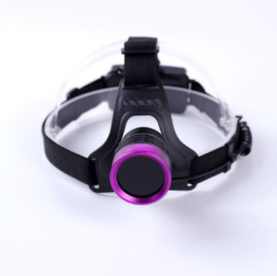 40 × 38 มิลลิเมตร ความยาวคลื่นสูงสุด โคมไฟ UV ปรับได้ สําหรับใส่หัวและหมวก