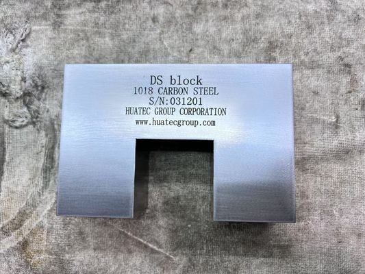DS Type UT Calibration Block บล็อกทดสอบการสอบเทียบความไวระยะไกลตามยาวสำหรับเครื่องตรวจจับข้อบกพร่องแบบอัลตราโซนิก