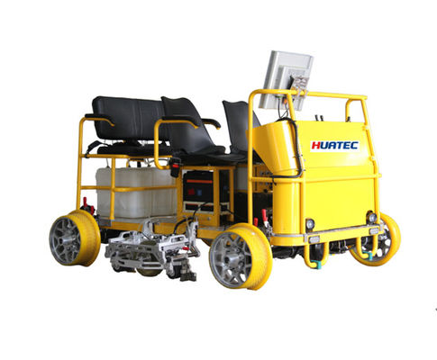 เครื่องตรวจจับข้อบกพร่องด้วยอัลตราโซนิก FD-GT60 รางคู่ รถตรวจสอบรางรถไฟ 18 ช่อง IP55 สำหรับราง 43-75 กก./ม.