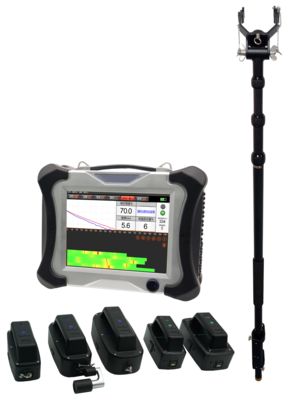 HEF-17 อุปกรณ์ NDT กระแส Eddy กระแสกระแทกสําหรับการทดสอบความหนาของผนังท่อโดยไม่ต้องถอดผ้า