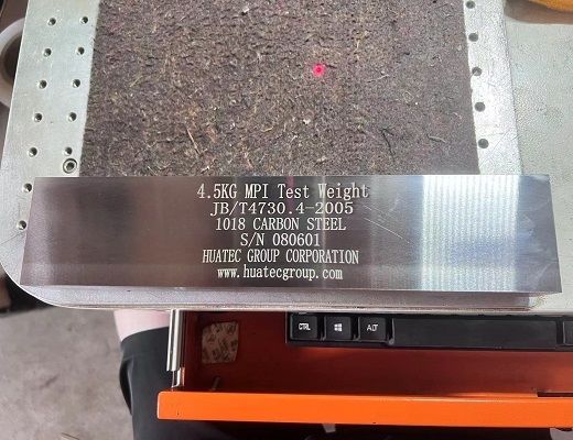 อุปกรณ์เสริมเครื่องตรวจจับข้อบกพร่องแม่เหล็ก NDT ชุดน้ำหนักถ่วง N1