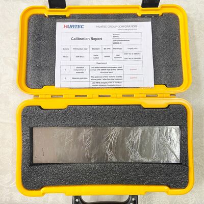 IOW อุตตรมาตรฐานโปรไฟล์รังสีอุตสาหกรรม บล็อค Ultrasonic การตรวจสอบมุม