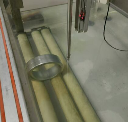 เครื่องตรวจจับข้อบกพร่องอัลตราโซนิกแบบแช่น้ำ HUT-8 1-128 แบบหลายช่องสัญญาณ A&C-scan