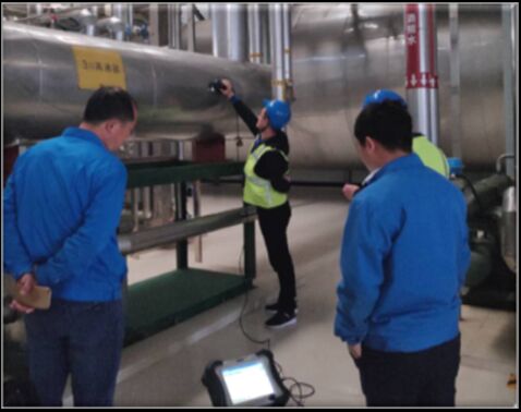 เครื่องตรวจจับความหนาผนังท่อโลหะชั้นนอกของสารเคลือบด้วยกระแสไหลวนแบบพัลส์ HEF-17B