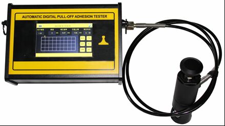 HKSM-10A พกพาดิจิตอลไฮดรอลิกดึงออกเครื่องทดสอบความแน่นสําหรับการทดสอบความแน่นของสีเคลือบ