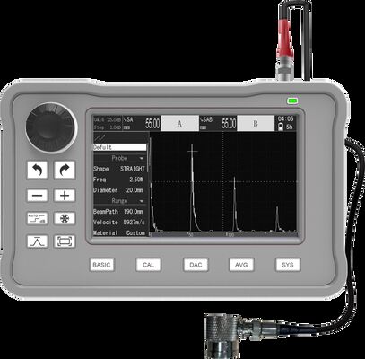 FD-500mini เครื่องตรวจจับข้อบกพร่องโลหะแบบพกพาพร้อมฟังก์ชัน DAC/AVG สำหรับ NDT อุตสาหกรรม