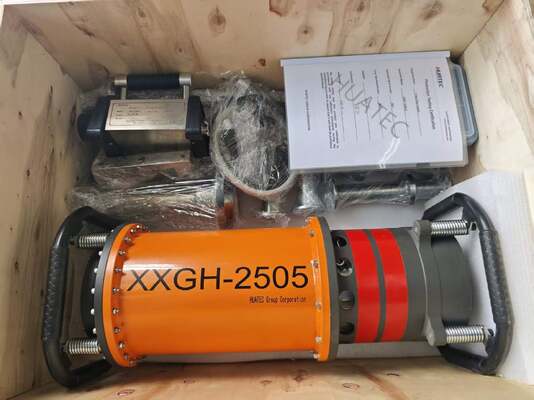 เครื่องจักรโรบอท X-Ray สำหรับท่อ ตรวจจับช่วงเส้นผ่านศูนย์กลางท่อ 400-1100 มม.